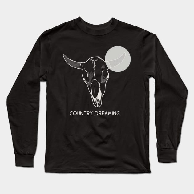 Country dreaming Long Sleeve T-Shirt by Flaxenart